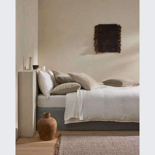 Ravello Linen Quilt Cover - White | Weave Home Bed Linen