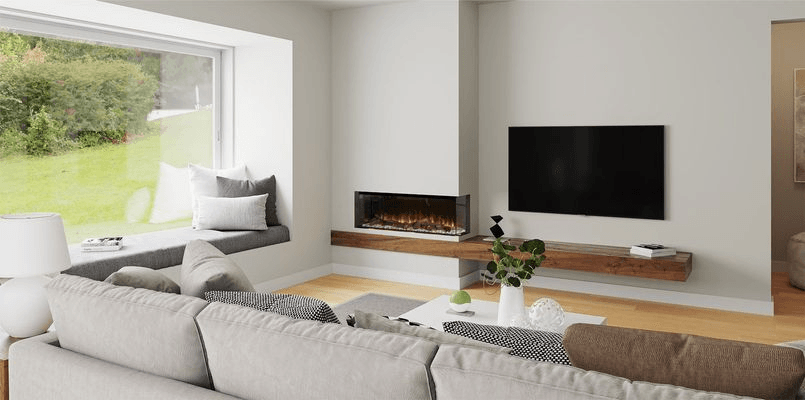 Ambe Multi49 Electric Fireplace | Landscape/Corner/Bay