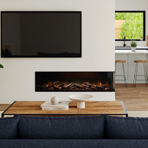 Ambe Multi65 Electric Fireplace | Landscape/Corner/Bay