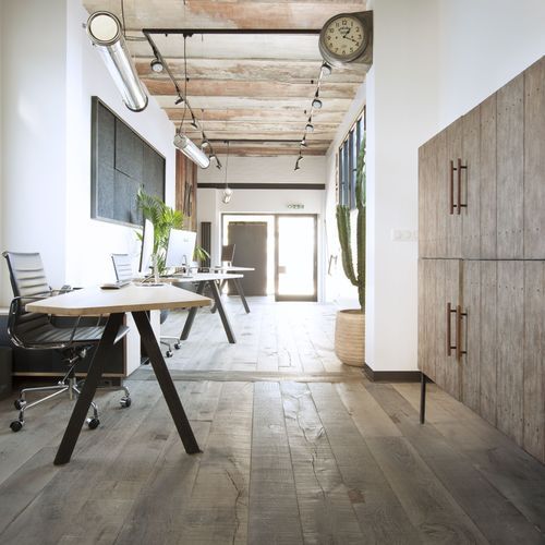 Vintage French Oak Flooring - Old Factory Range