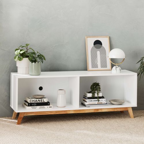 Byron Hardwood Entertainment Unit | TV Unit | White