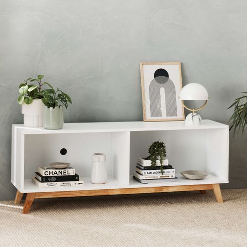 Byron Hardwood Entertainment Unit | TV Unit | White