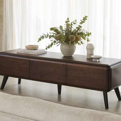 Casa Hardwood TV Entertainment Unit | Arabica Walnut