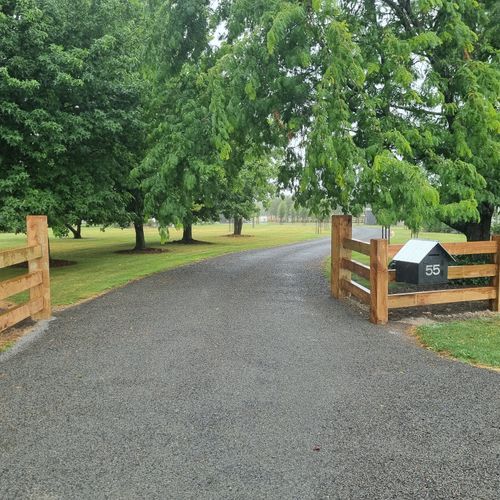 Post and Rail Fencing Timber