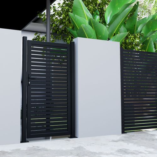 Aluminium Slat Privacy Gate