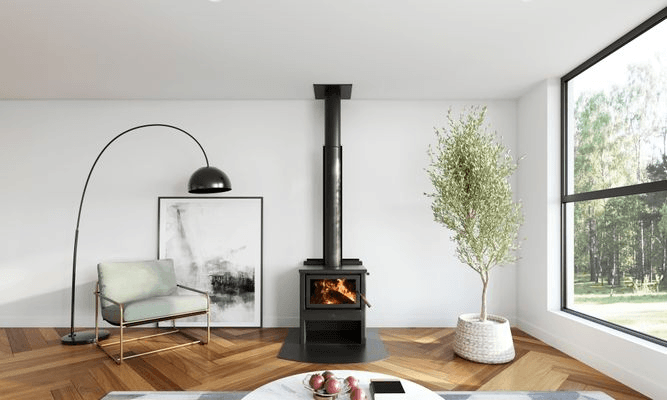 Maxen Kinmont 350 Freestanding Wood Fireplace