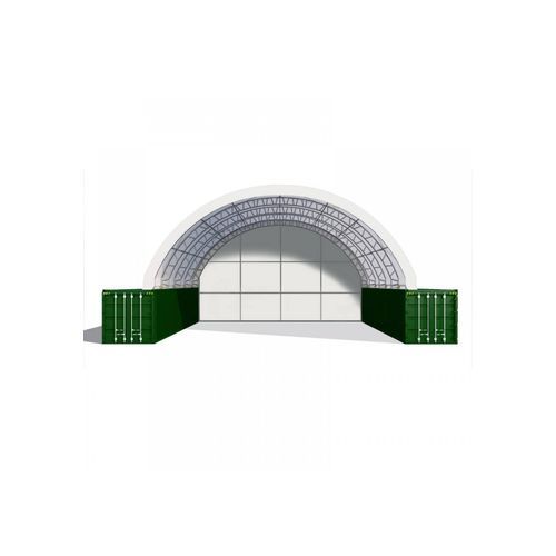 Container Shelter End Wall- 8m width