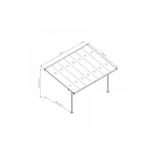 Aluminium Canopy Patio Cover | DTP-BS7B-AKL