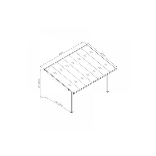 Aluminium Canopy Patio Cover | DTP-BW8B-AKL