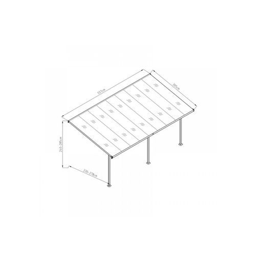 Aluminium Canopy Patio Cover | DTP-BW9B-AKL