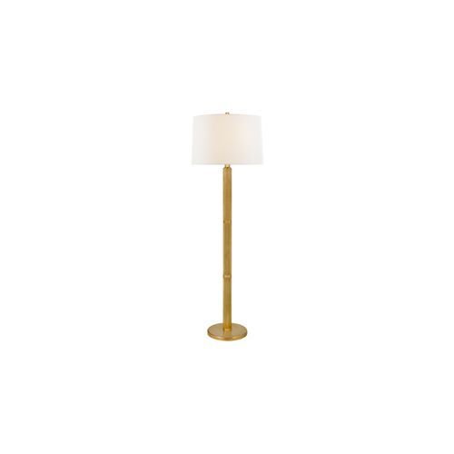 Barrett Large Knurled Floor Lamp – Brass