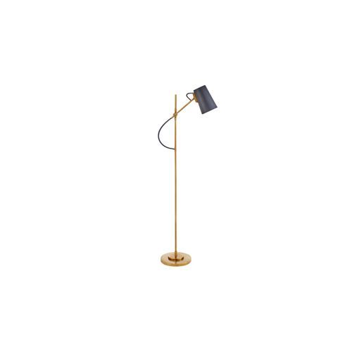 Benton Floor Lamp – Brass / Navy