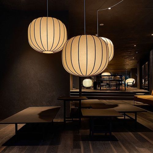 Bombori Pendant + Floor Lamp by DePadova