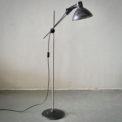 French Mid-Century Industrial Floor Lamp