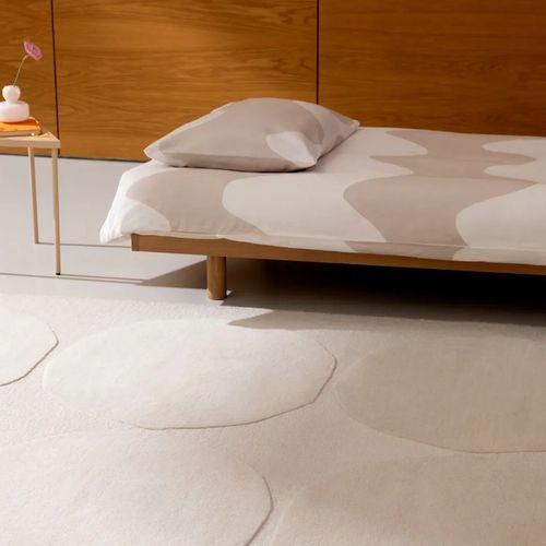 Marimekko Isot Kivet - Natural White | 100% Wool Designer Floor Rug