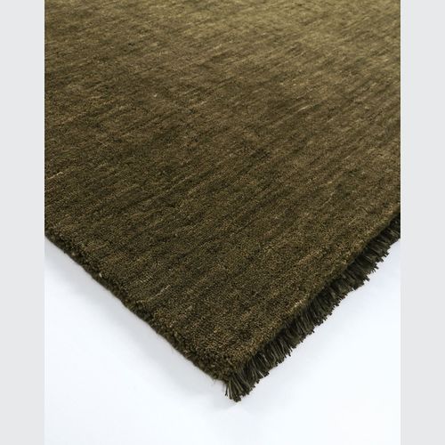 Baya Sandringham 100% Wool Rug - Moss
