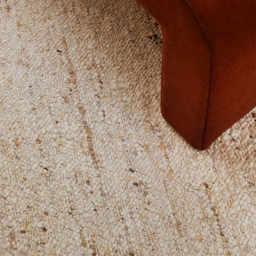 Tribe Home Birch Rug | Natural Undyed Wool Floor Rug