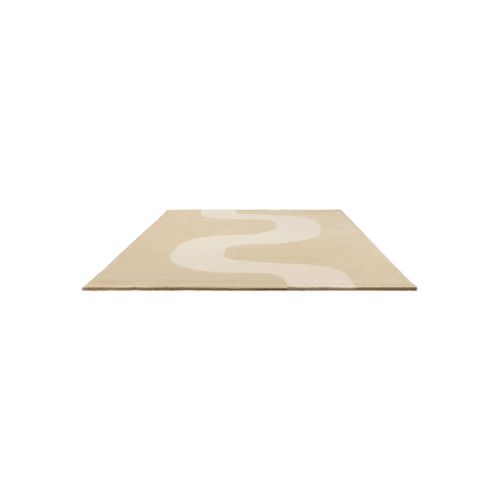 Marimekko Seireeni - Warm Beige | 100% Wool Designer Floor Rug