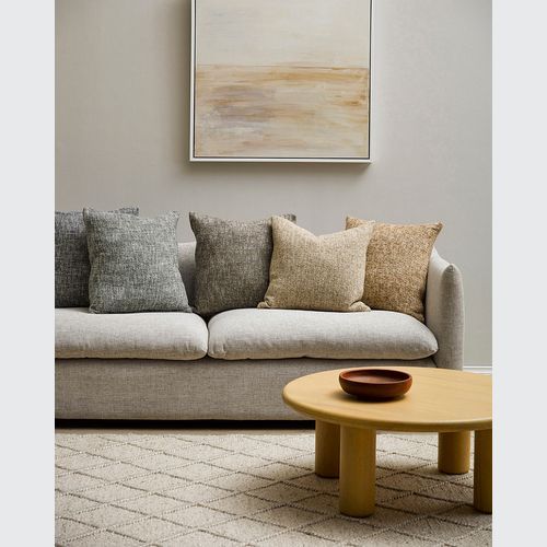 Baya Dakota Handwoven Textured Rug - Natural/Straw