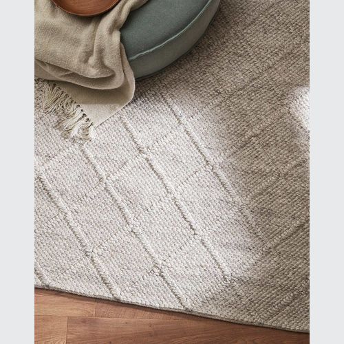 Baya Dakota Handwoven Textured Rug - Natural/Straw