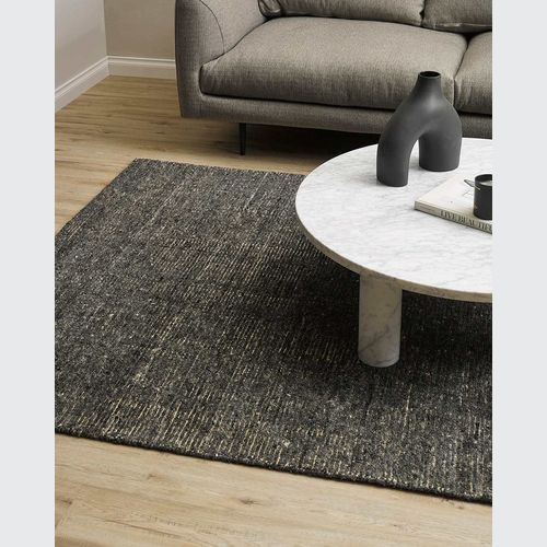 Baya Emmett 100% Wool Floor Rug - Peat