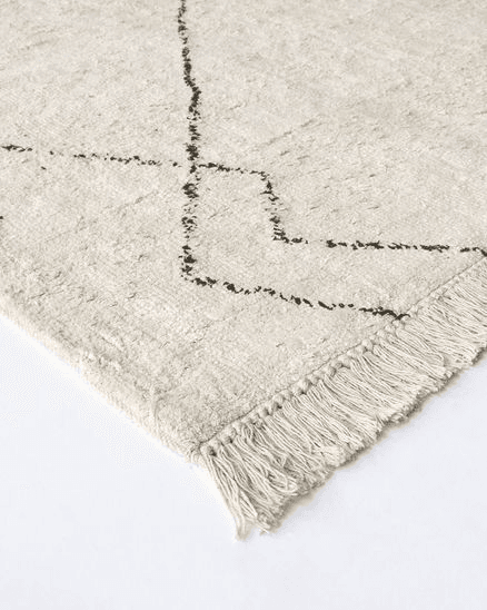 Inge Pattern Area Rug | Beige