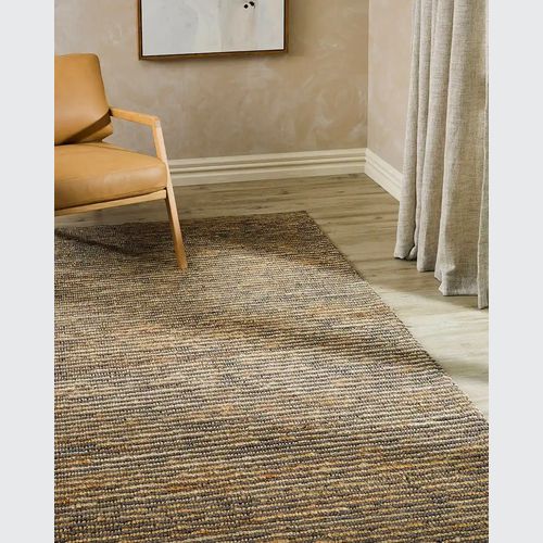 Baya Lima Floor Rug - Smoke/Natural | Jute and Wool Blend