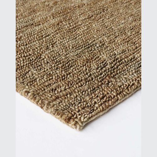 Baya Madagascar 100% Hemp Floor Rug - Natural Brown