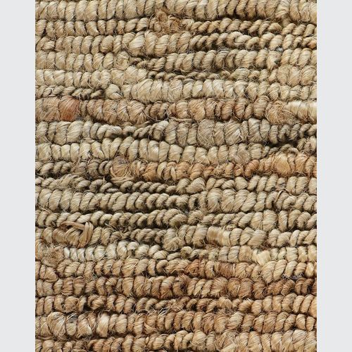 Baya Madagascar 100% Hemp Floor Rug - Natural Brown