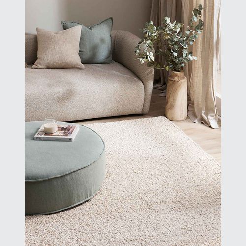 Baya Mt Somers Handwoven 100% Wool Rug - Acorn