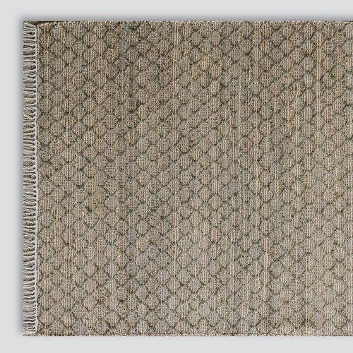Myra Jute Pattern Rug | Green