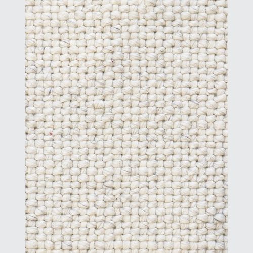 Baya Nebraska Handwoven Textured Rug - Natural White