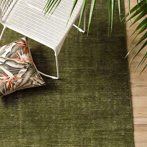 Baya Orakei Outdoor Rug - Leaf Green