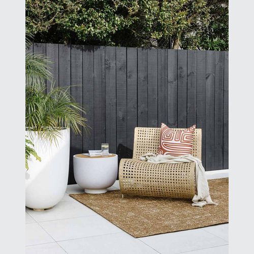 Baya Rattan Outdoor Rug - Barley