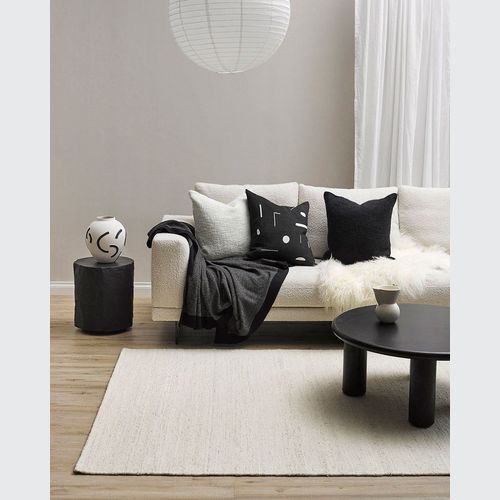 Baya Wichita 100% Wool Rug - Ecru