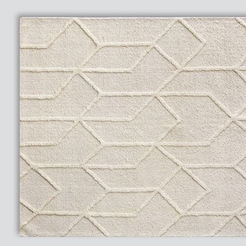 Wilder Wool Pattern Rug | Beige