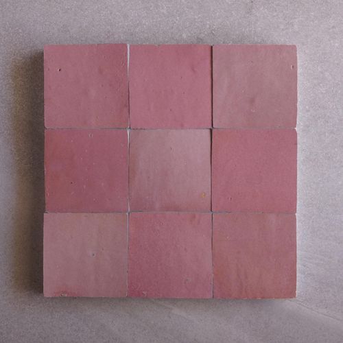 Moroccan Zellige - Cerise