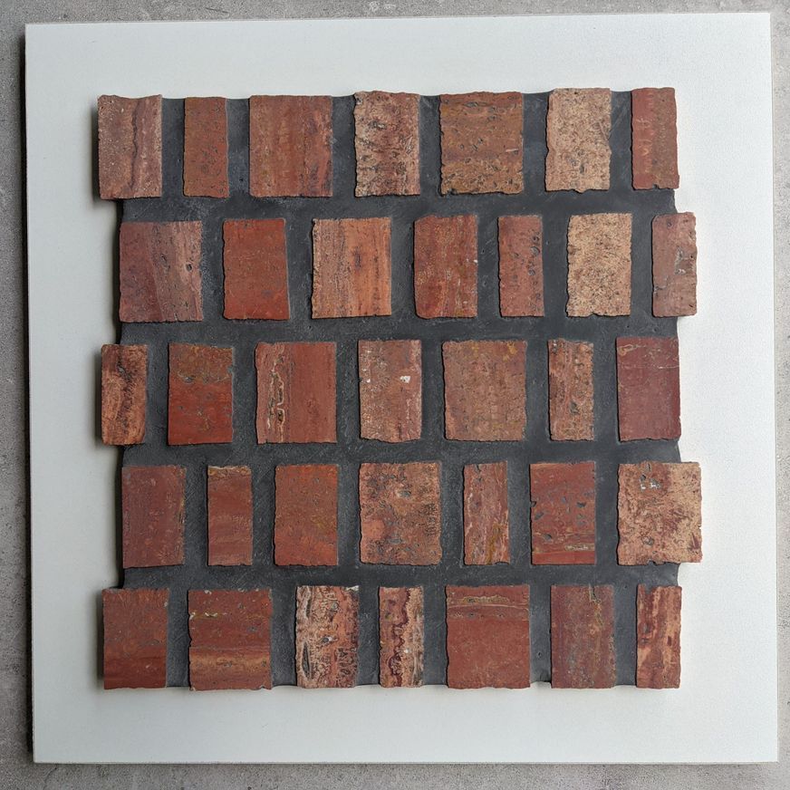 Scarpa Mosaic - Rosso Travertino Wide Joint