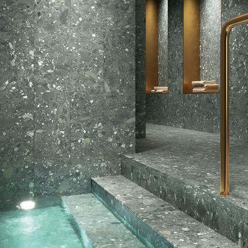 Ceppo Verde Stone Look Porcelain Tiles