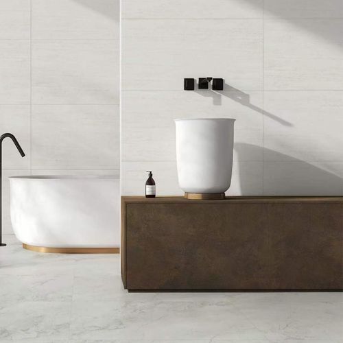 Travertine Natural Light Cream  600x1200