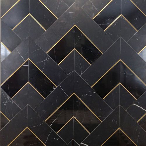 Art Deco Marble Mosaic