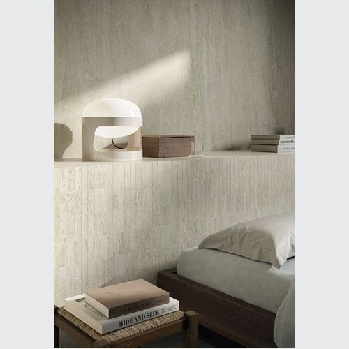 I Travertini Bianco Vein Cut Mosaic