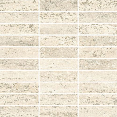 I Travertini Bianco Vein Cut Mosaic