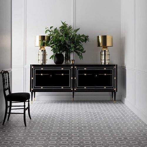 Labyrinth Channel Carrara & Thassos Marble By Steve Cordony