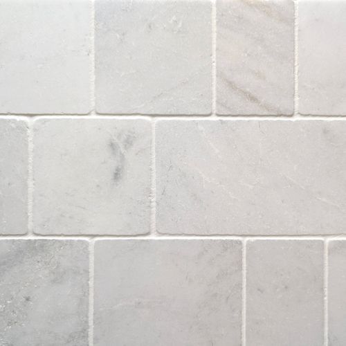 Baracoa Tumbled Mosaic - Blanco Oro