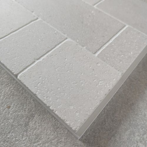 Baracoa Tumbled Mosaic - Cinder Marble