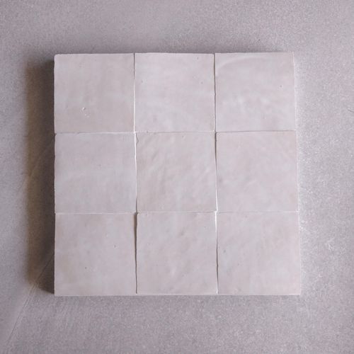 Moroccan Zellige - Casa White