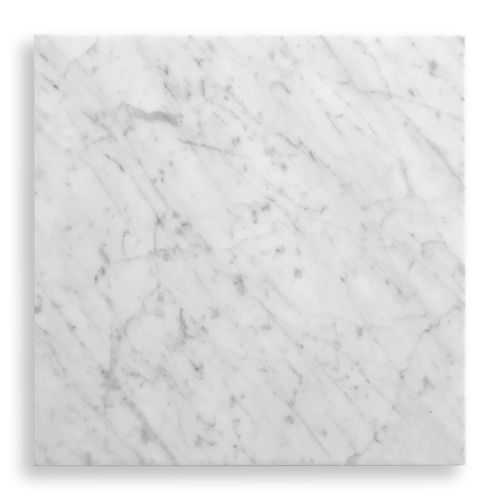 Carrara C Honed Square Tile