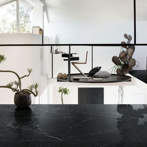 Xtra Nero Marquina 6mm Floor & Wall Tile Slab