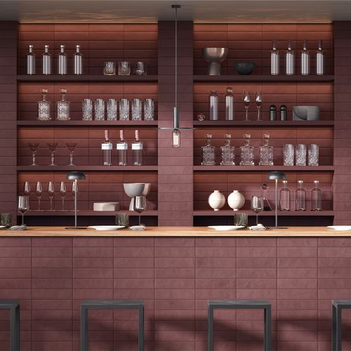 Cinder Maroon | Perini Tiles